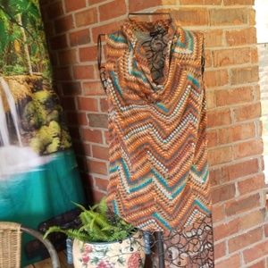 Sleeveless Turtleneck Top